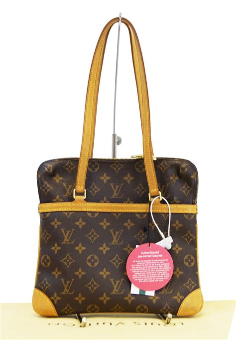 louis vuitton brown tote bag|louis vuitton monogram coussin gm.